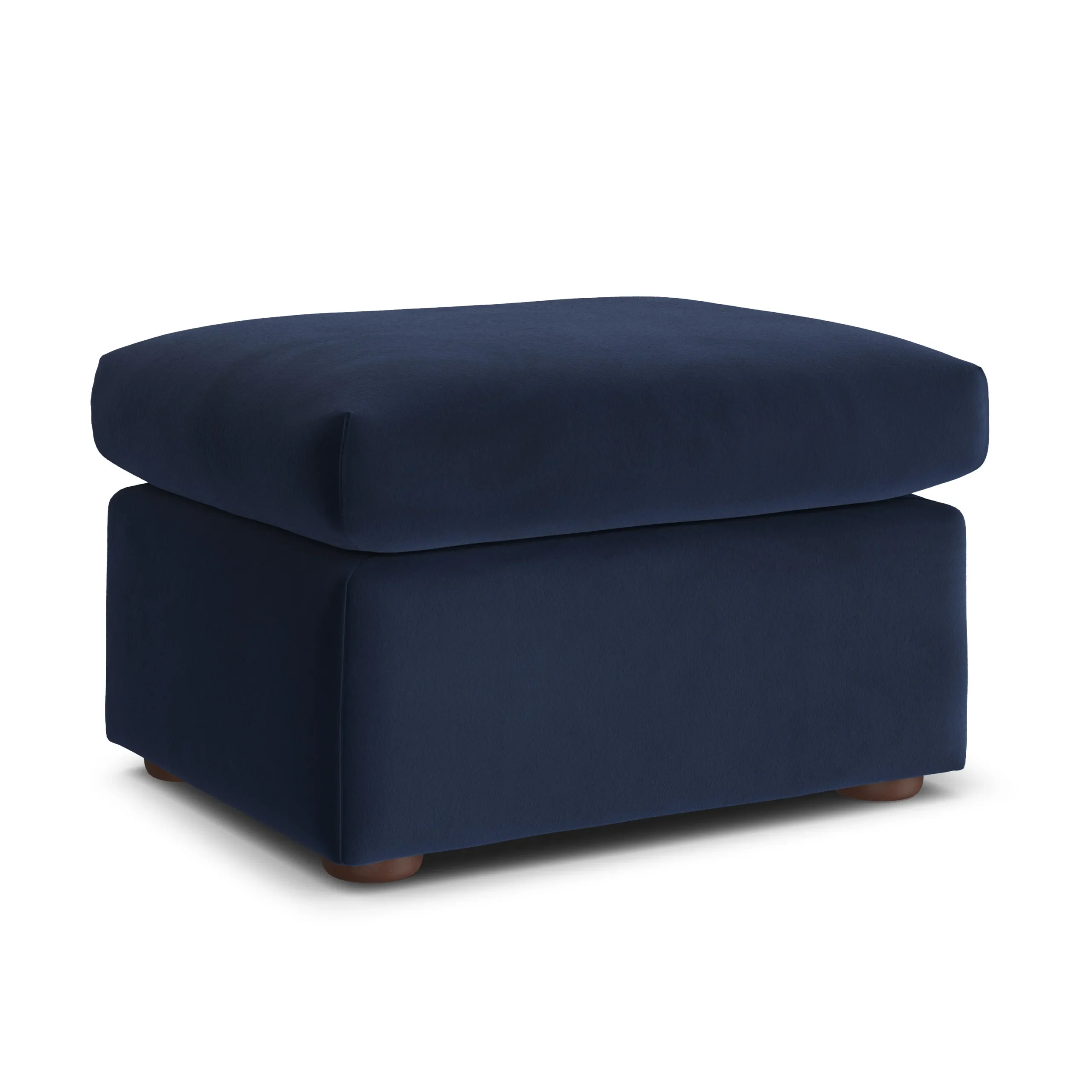 Marina 28.5_ Velvet Ottoman - Hale Ink - Image 2