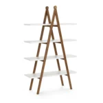 Caliper 47_ Shelving Unit - White_Walnut