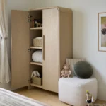 Faydra 35.5_ Enclosed Bookcase - Natural Ash