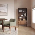 Frances 36_ Bookcase with Storage - Walnut