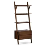 Harles 29.5_ Shelving Unit with Storage - Walnut