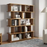 Lafora 53_ Bookcase, Tall - Smoked Oak