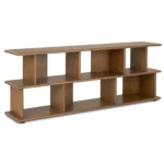 Lafora 72_ Bookcase, Short - Smoked Oak