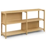 Mysen 64_ Shelving Unit, Short - Natural Oak