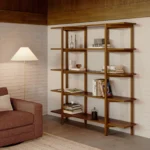 Zander 75_ Shelving Unit - Walnut