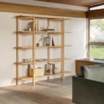 Zander 75_ Shelving Unit - White Oak