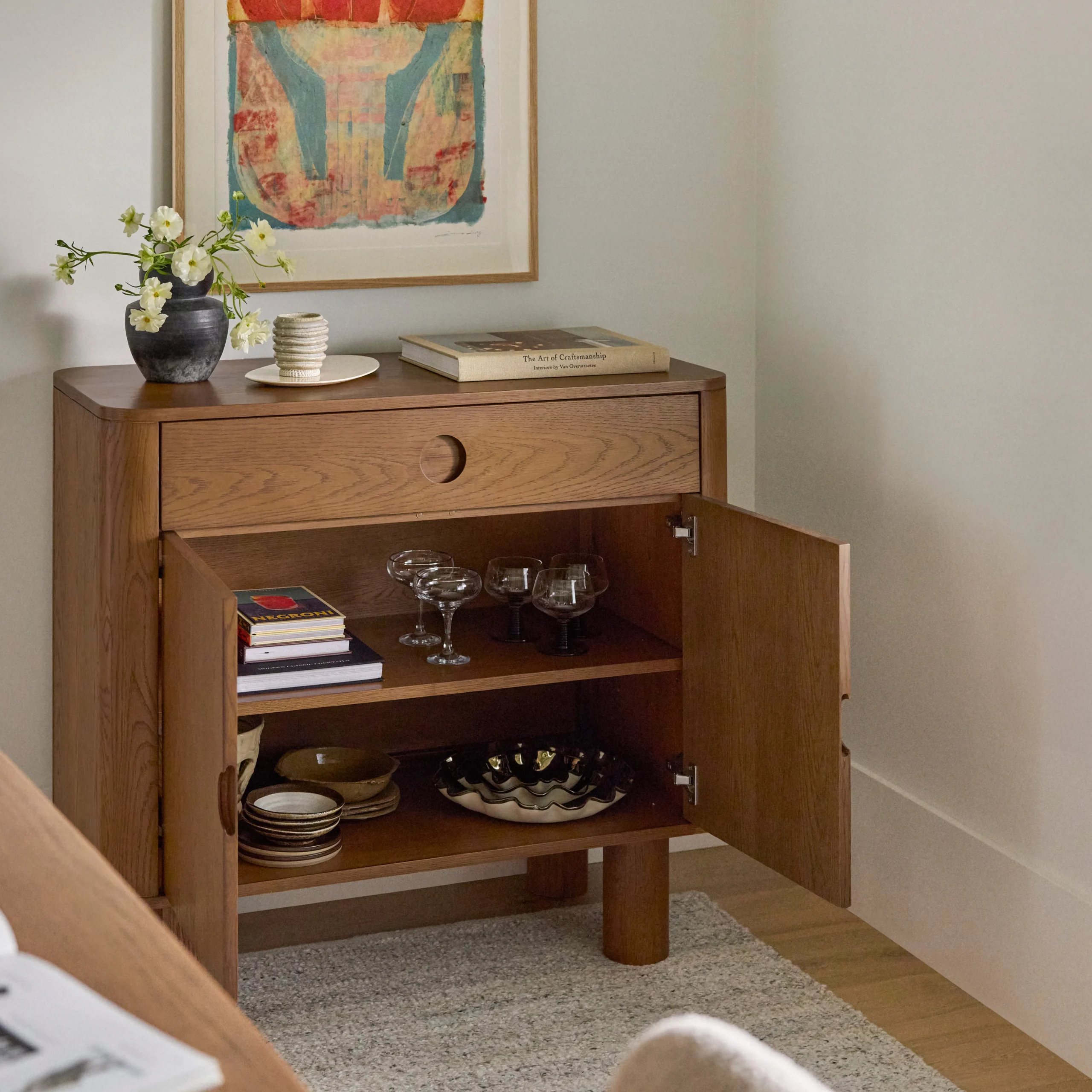 Adel 38.5_ Cabinet - Smoked Oak - Image 2
