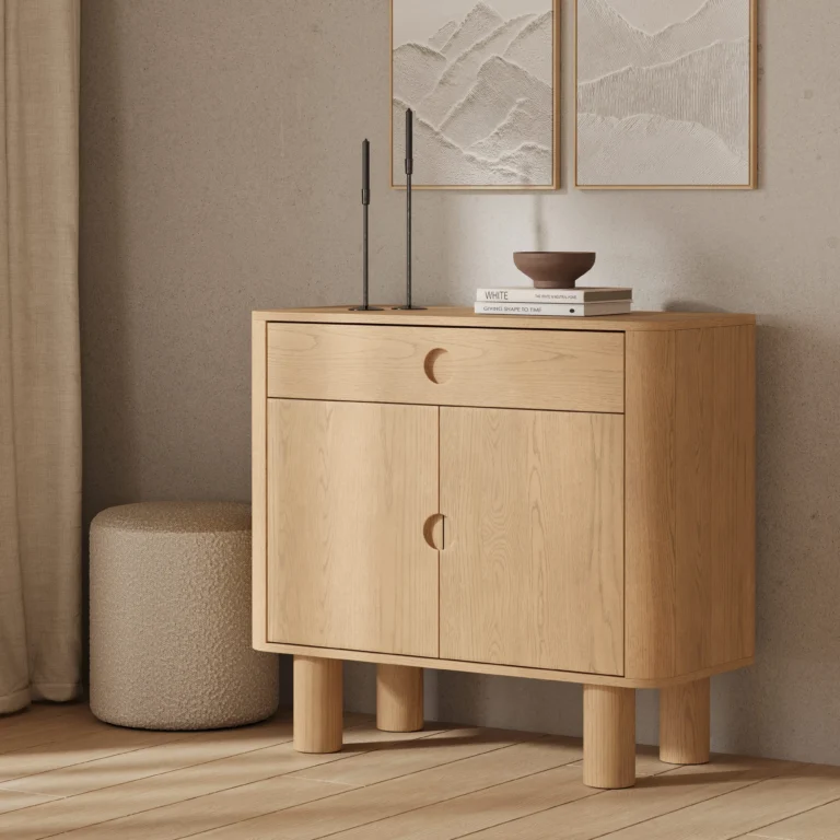 Adel 38.5_ Cabinet - White Oak
