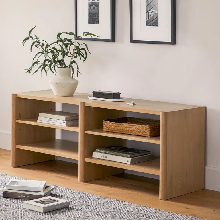 Torme 57_ Bookcase, Short - White Oak