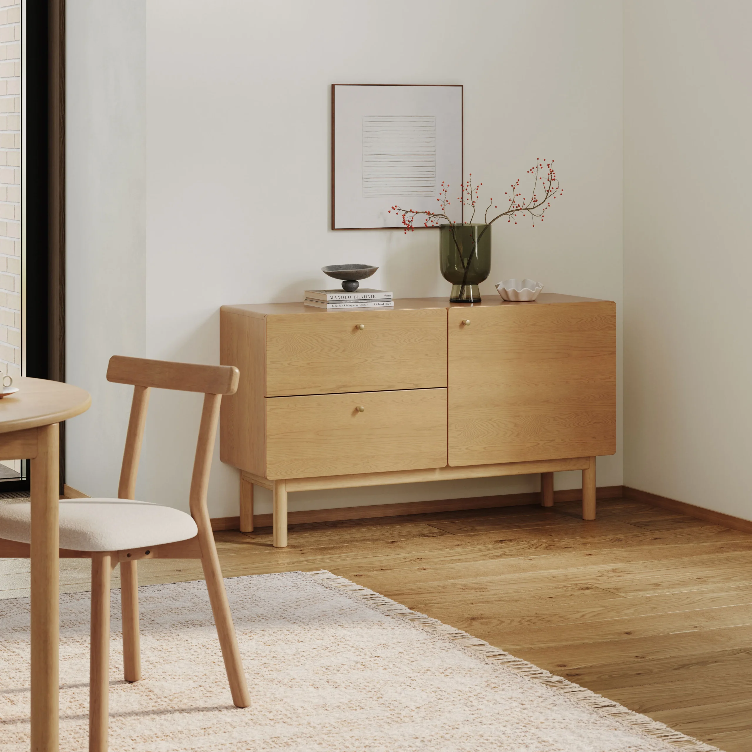 Heidi 50_ Sideboard - White Oak - Image 2