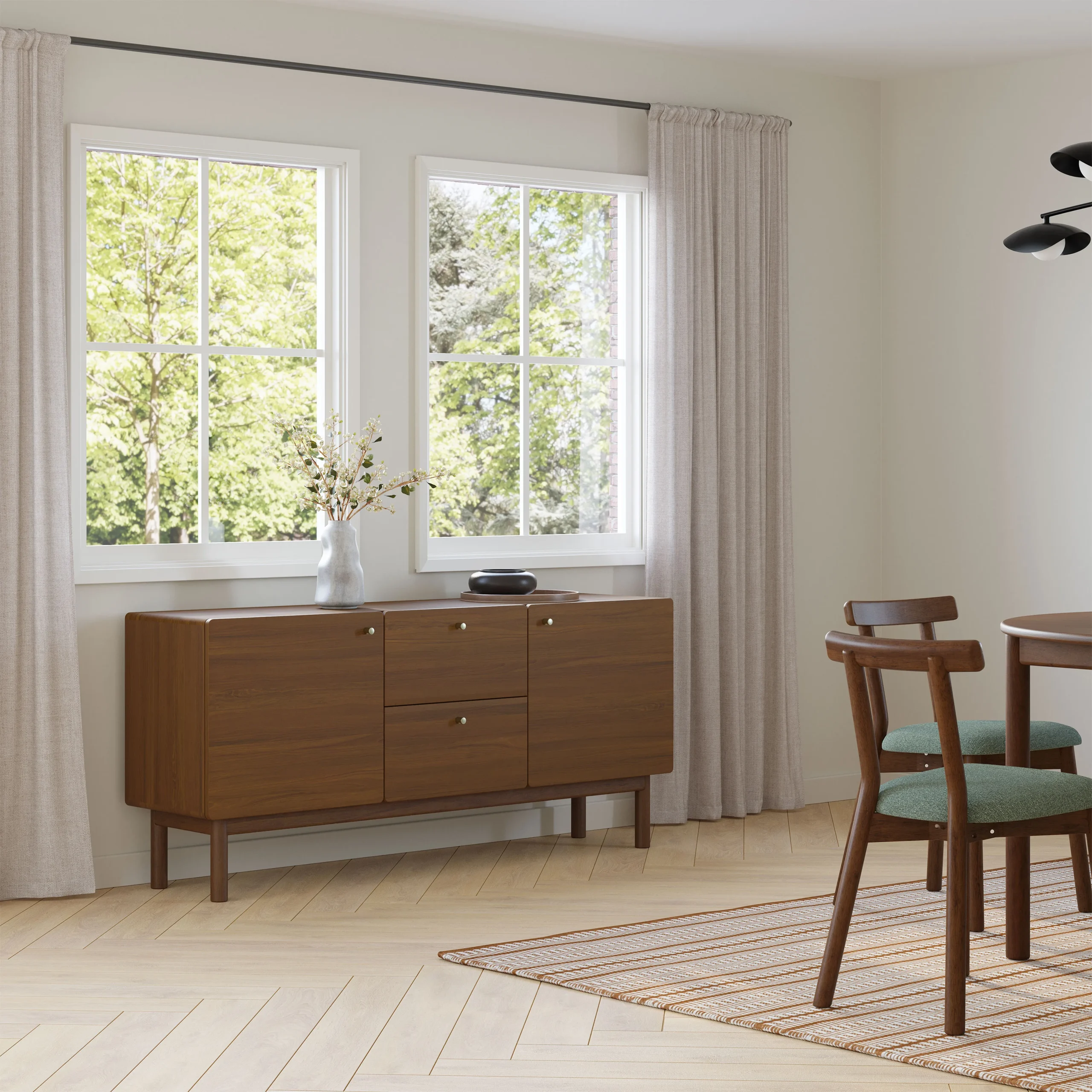 Heidi 64.5_ Sideboard - Walnut - Image 2