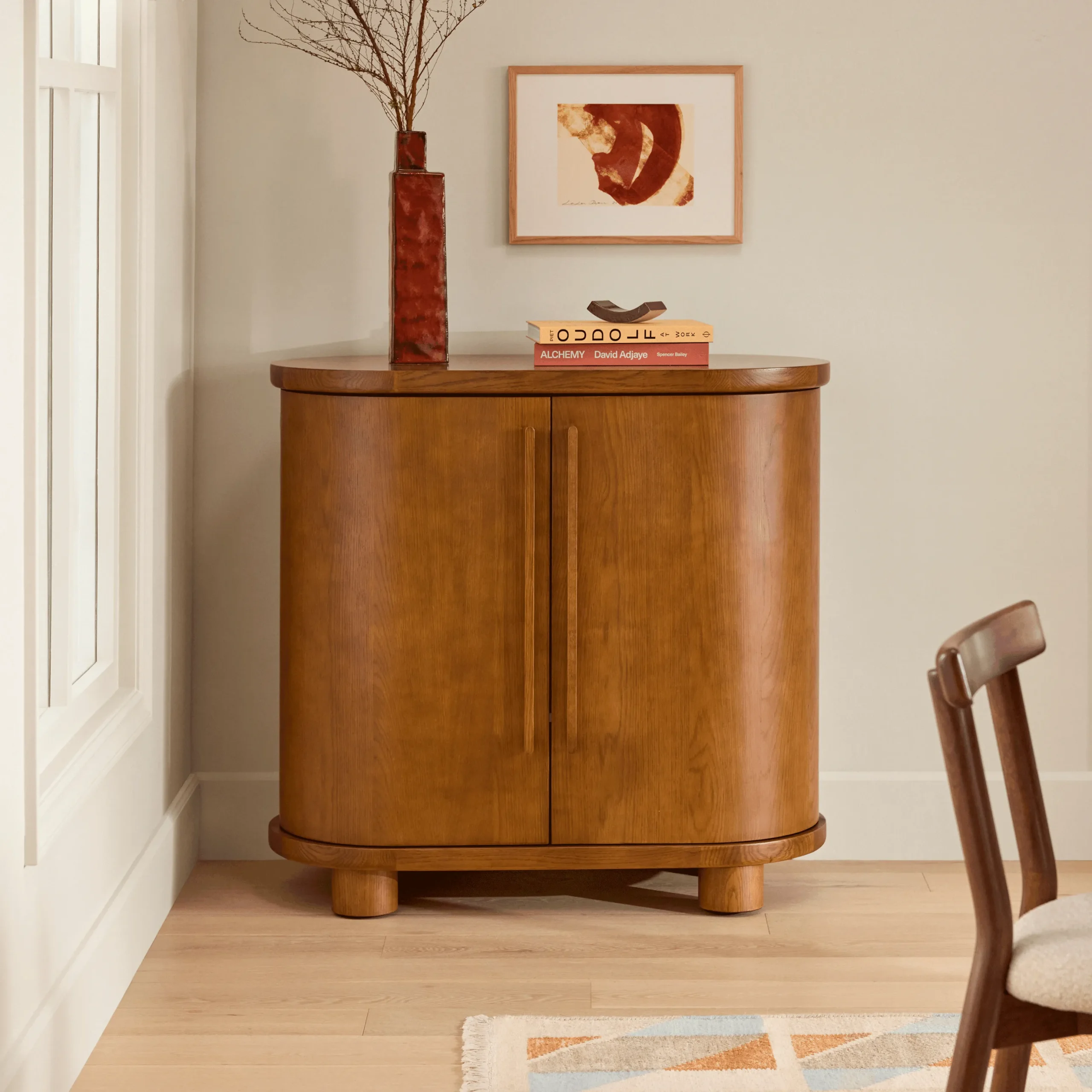 Jens 38_ Bar Cabinet - Smoked Oak - Image 2