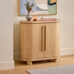 Jens 38_ Bar Cabinet - White Oak