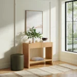 Leif 37_ Storage Console - White Oak