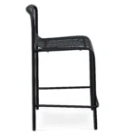 Sarek Outdoor Stackable Counter Stool - Black
