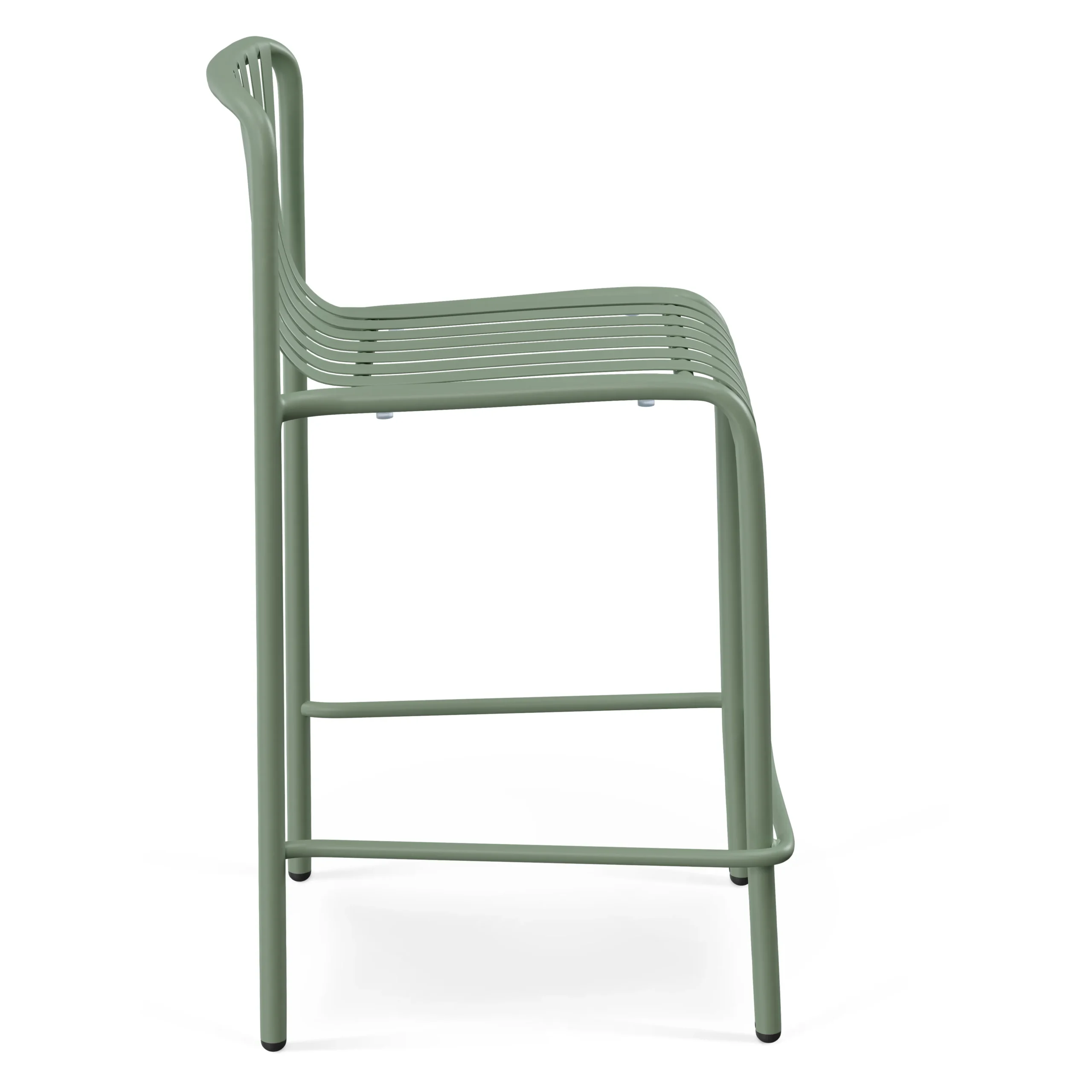 Sarek Outdoor Stackable Counter Stool - Khaki Green - Image 3
