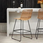 Selka Outdoor Counter Stool - Natural