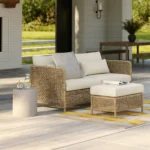 Solina Outdoor Stool - Gray Terrazzo