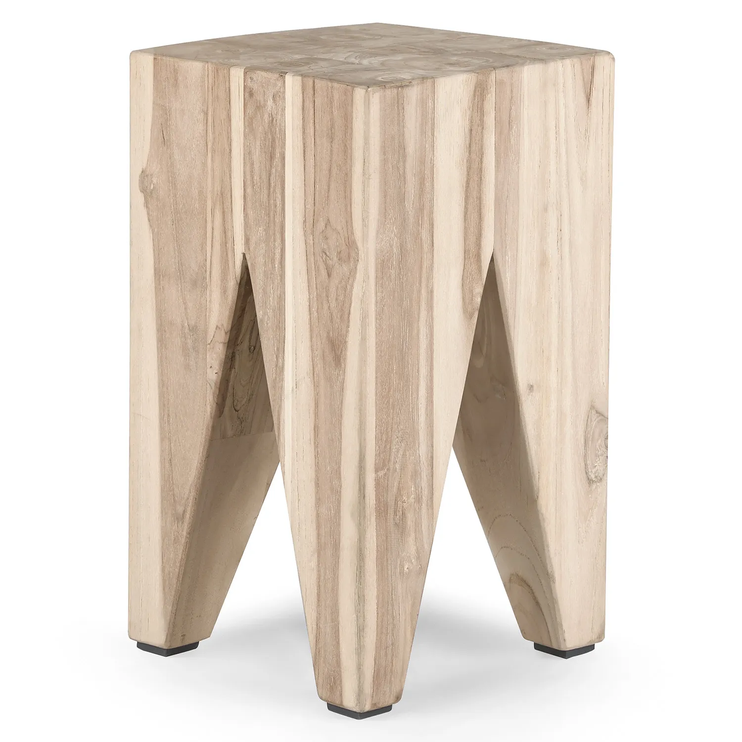 Tana Outdoor Stool - Natural Teak - Image 2