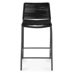 Zina Outdoor Counter Stool - Ember Black