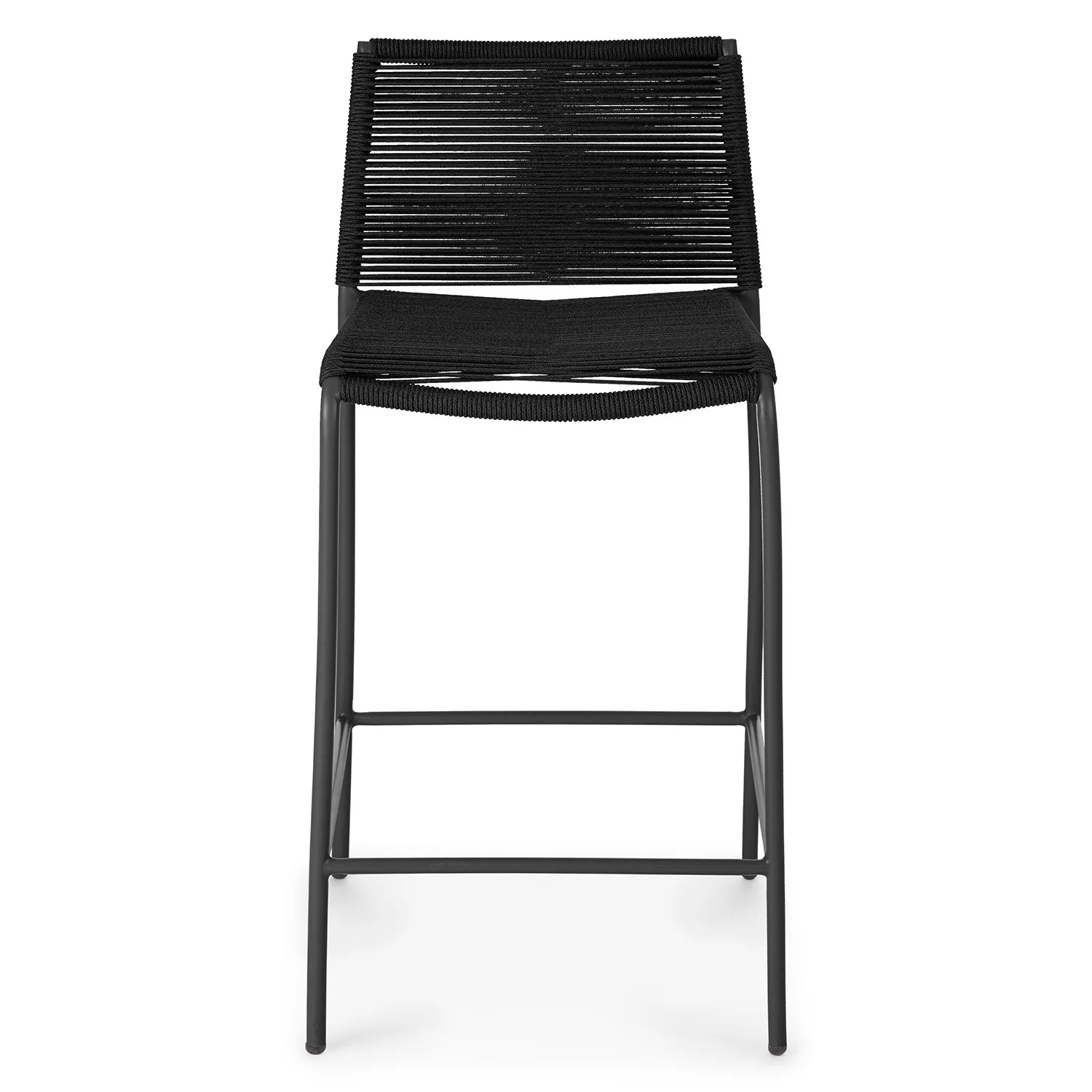 Zina Outdoor Counter Stool - Ember Black - Image 3