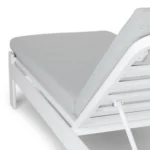 Eleya 78_ Outdoor Chaise Lounge - Cera Gray