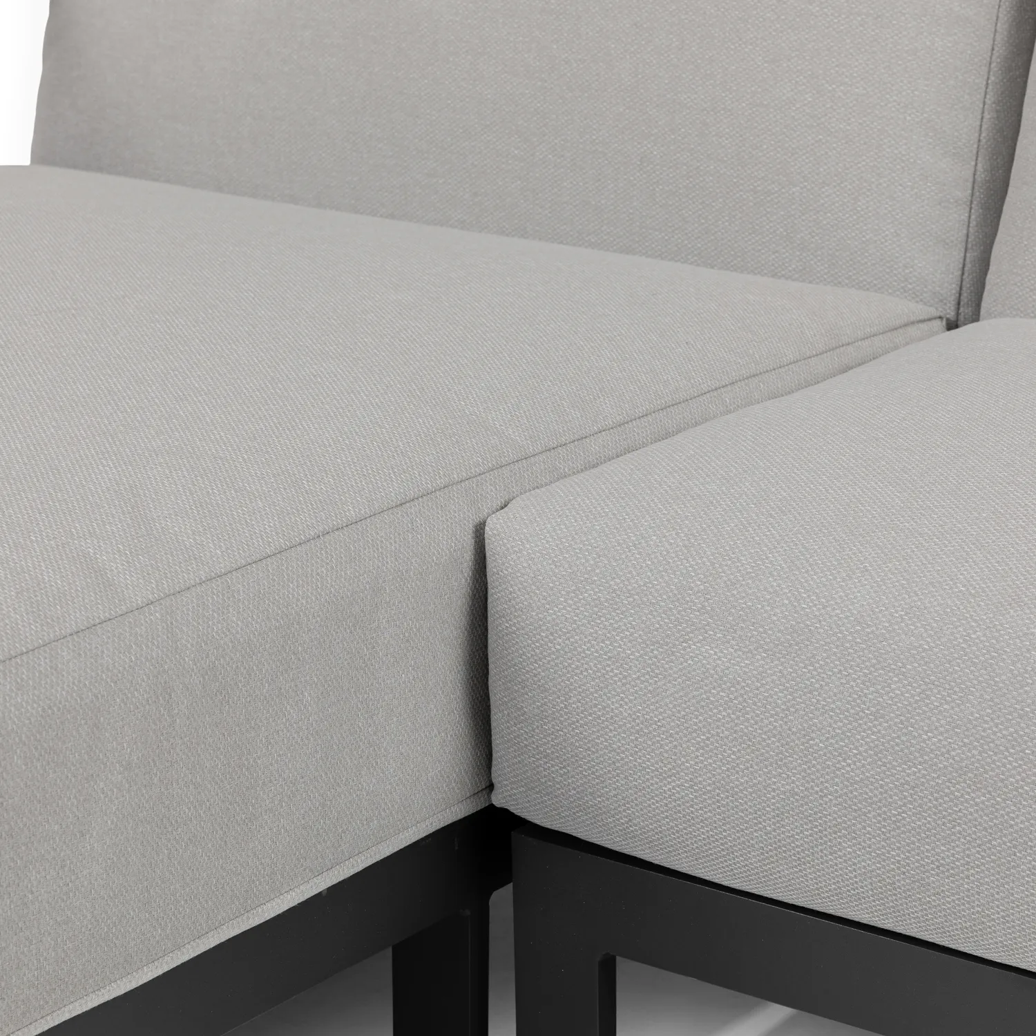 Burkel 105_ Outdoor Left Sectional - Cloudy Gray - Image 3
