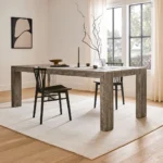 Atica 86.5_ Outdoor Dining Table - Washed Acacia