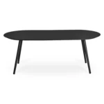 Ballo 78.5_ Outdoor Dining Table - Black