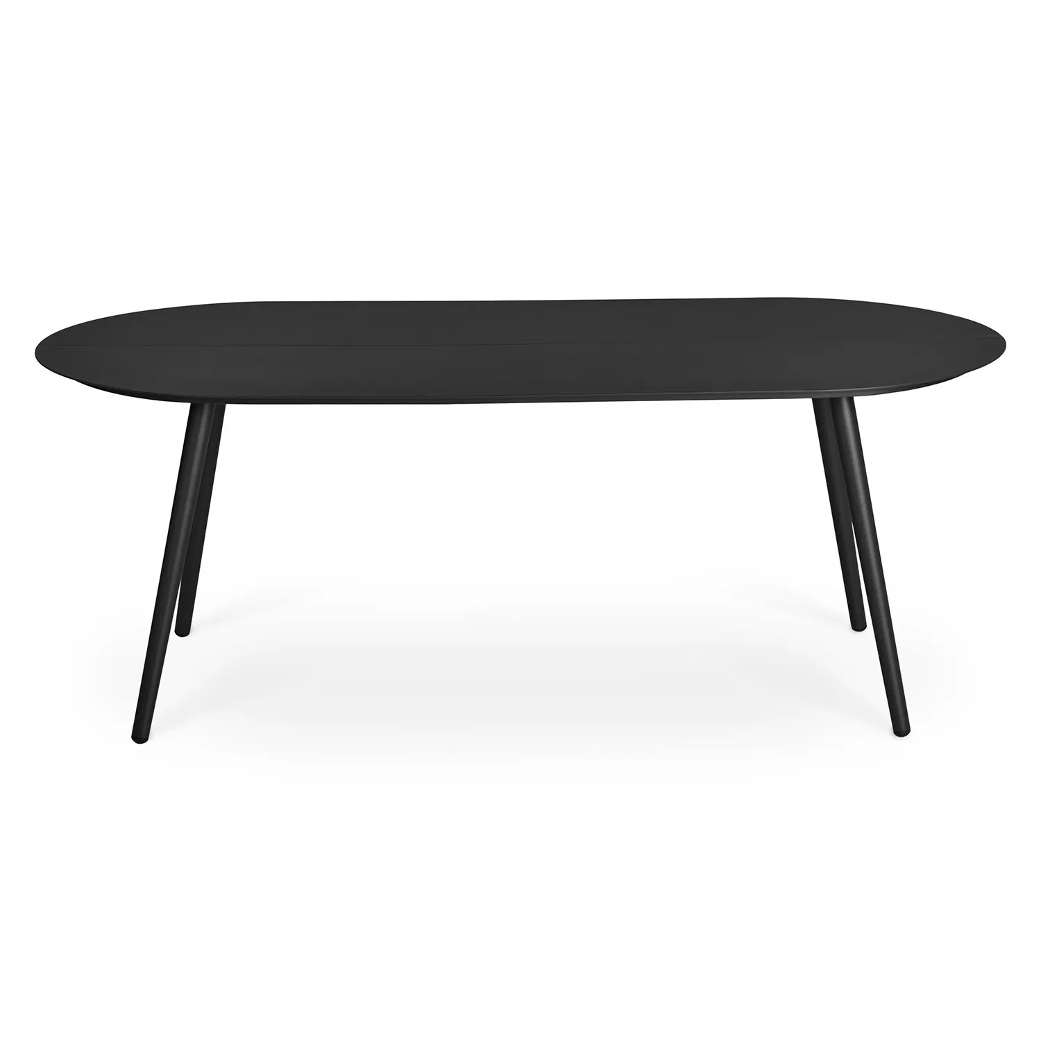 Ballo 78.5_ Outdoor Dining Table - Black - Image 8