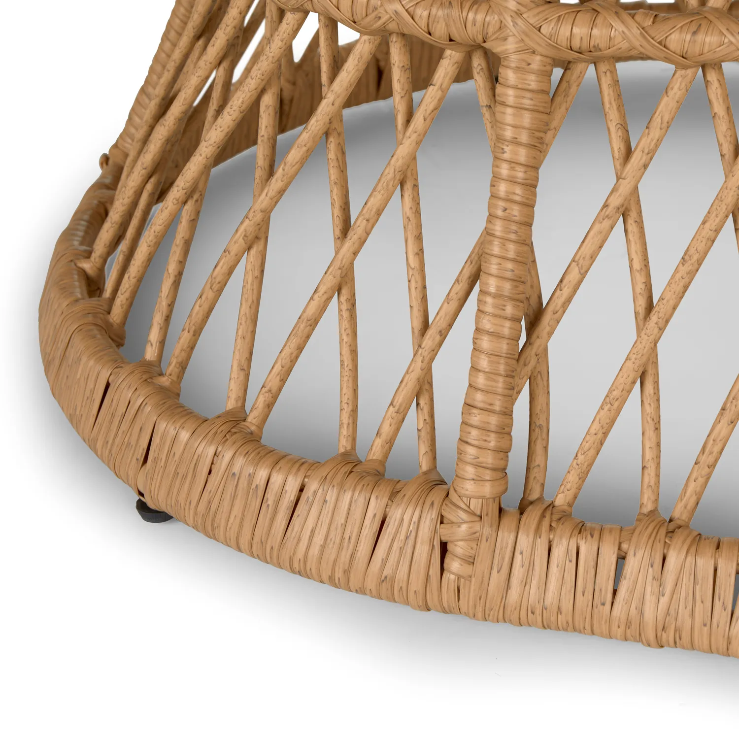 Calliope 78.75_ Outdoor Dining Table  - Wicker - Image 11