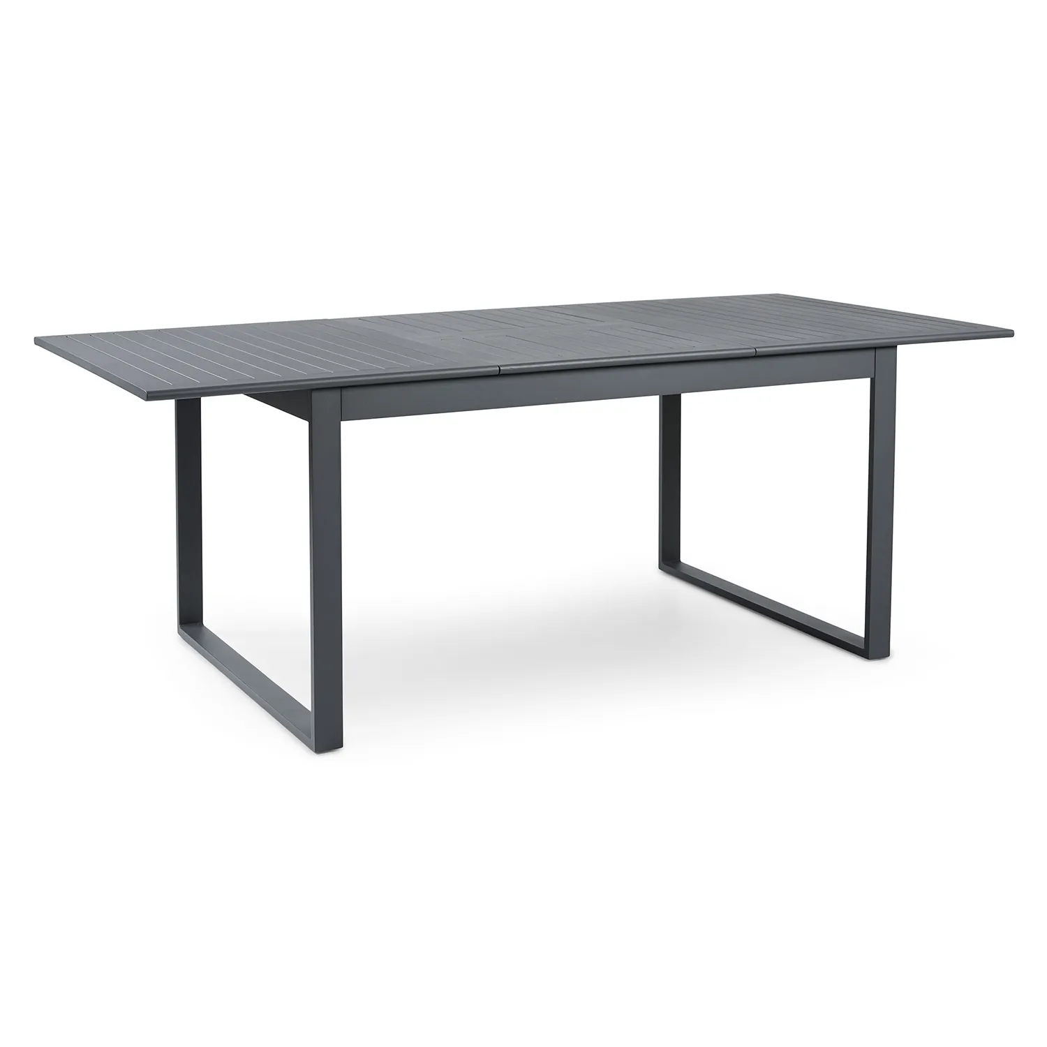 Ofer 56.5_ - 80.5_ Outdoor Extendable Dining Table - Dark Gray - Image 14