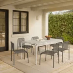 Sarek 67_ Outdoor Dining Table - Taupe