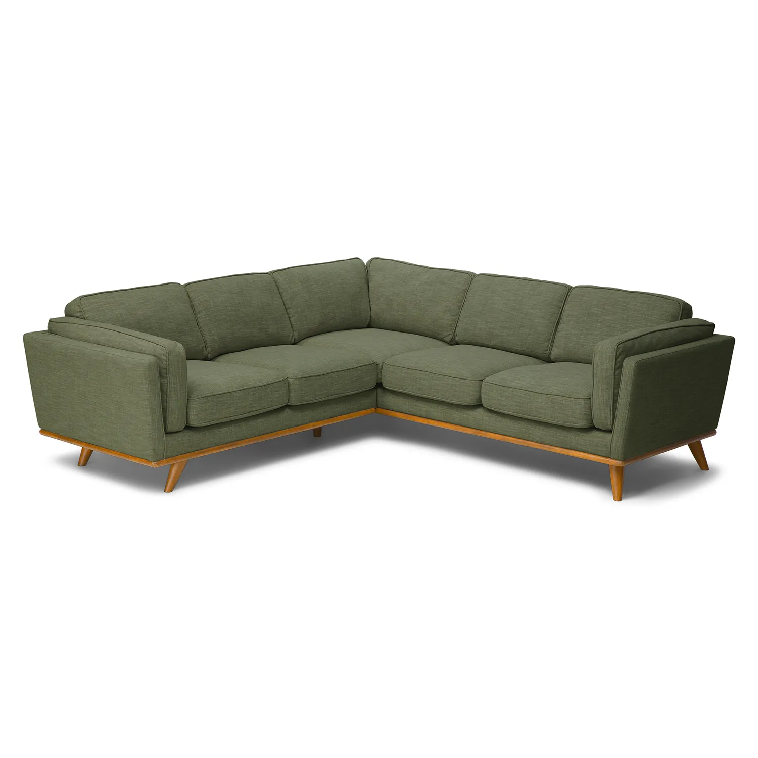Timber 93_ Corner Sectional - Olio Green - Image 2