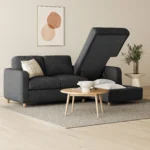 Vati 90.5_ Right Storage Sectional - Napa Charcoal