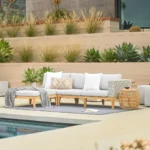 Calova Outdoor Side Table - Resin Wicker