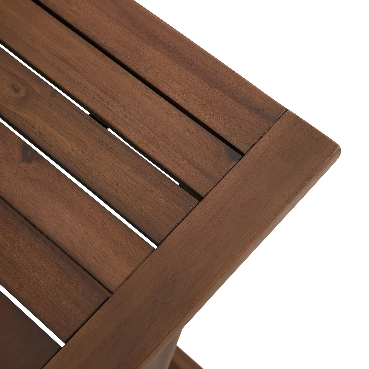 Elanora Outdoor Folding Cafe Table - Dark Acacia - Image 11