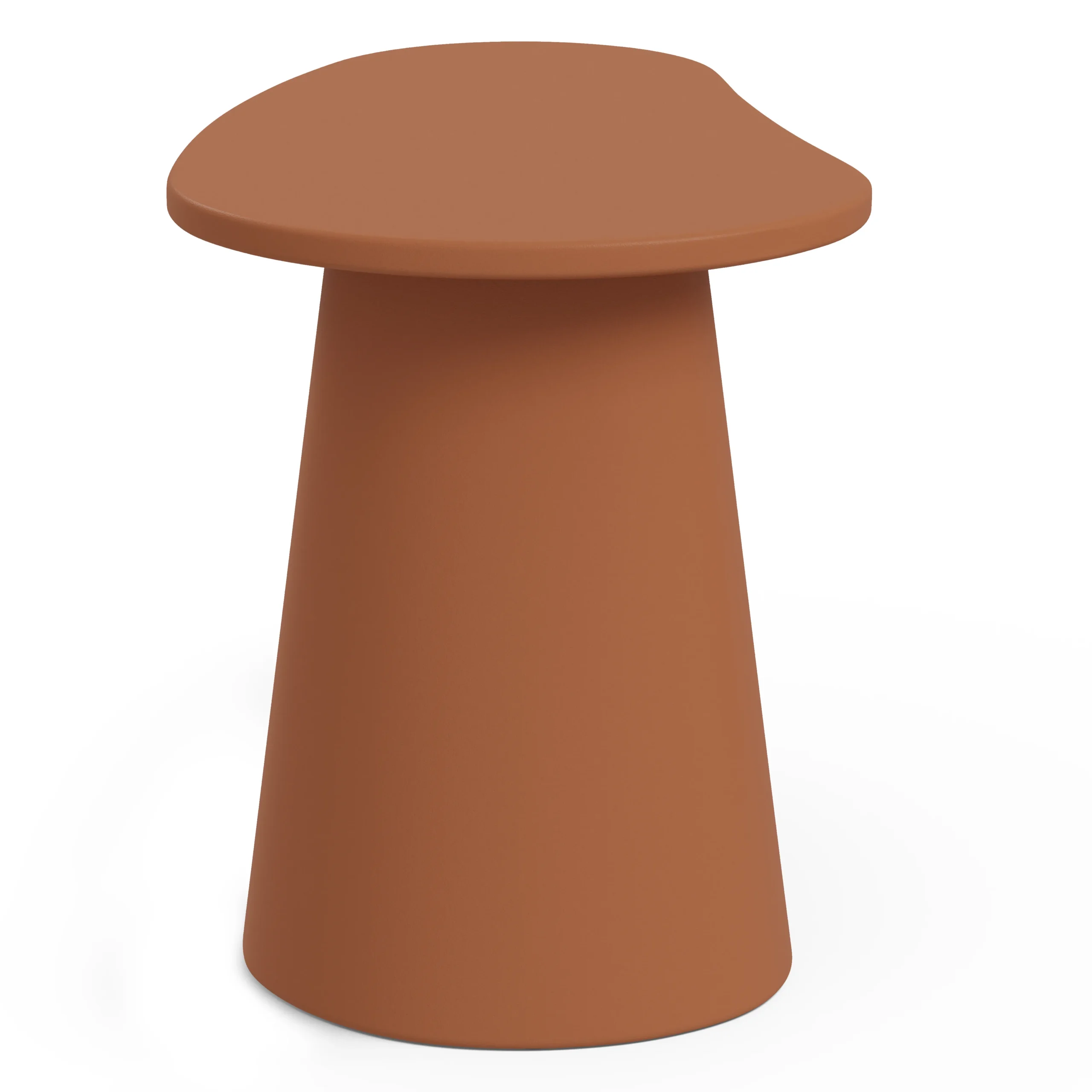Noora Outdoor Side Table - Ochre Brown - Image 8