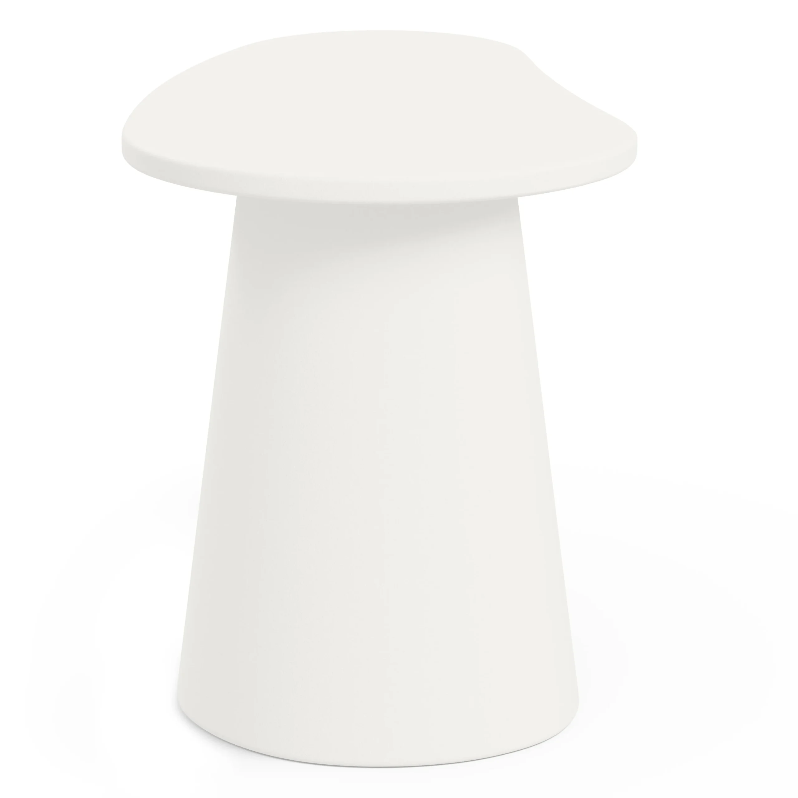 Noora Outdoor Side Table - White - Image 11