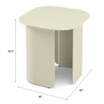 Skane Outdoor Side Table - Taupe