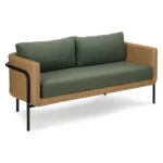 Aby 69.5_ Outdoor Loveseat - Dravite Green