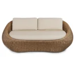 Avila 85.5_ Outdoor Sofa - Dravite Ivory