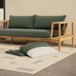 Callais Outdoor Sofa Cushion Cover Set - Dravite Green