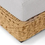 Capra 37.5_ Outdoor Ottoman - Beach Sand