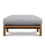 Cove 34.25_ Outdoor Ottoman - Basket Gray