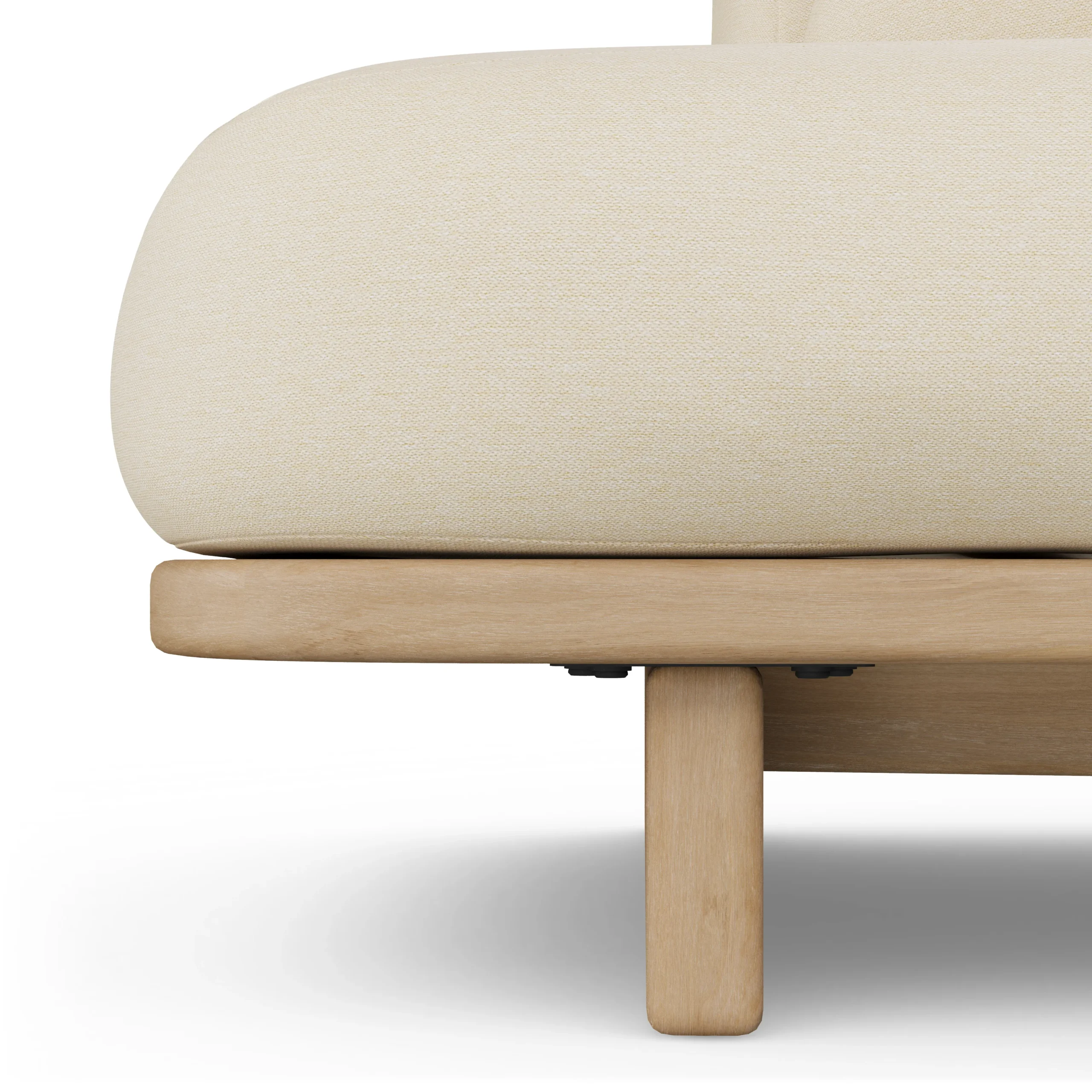 Daphne 80.5_ Outdoor Sofa - Dravite Ivory - Image 11
