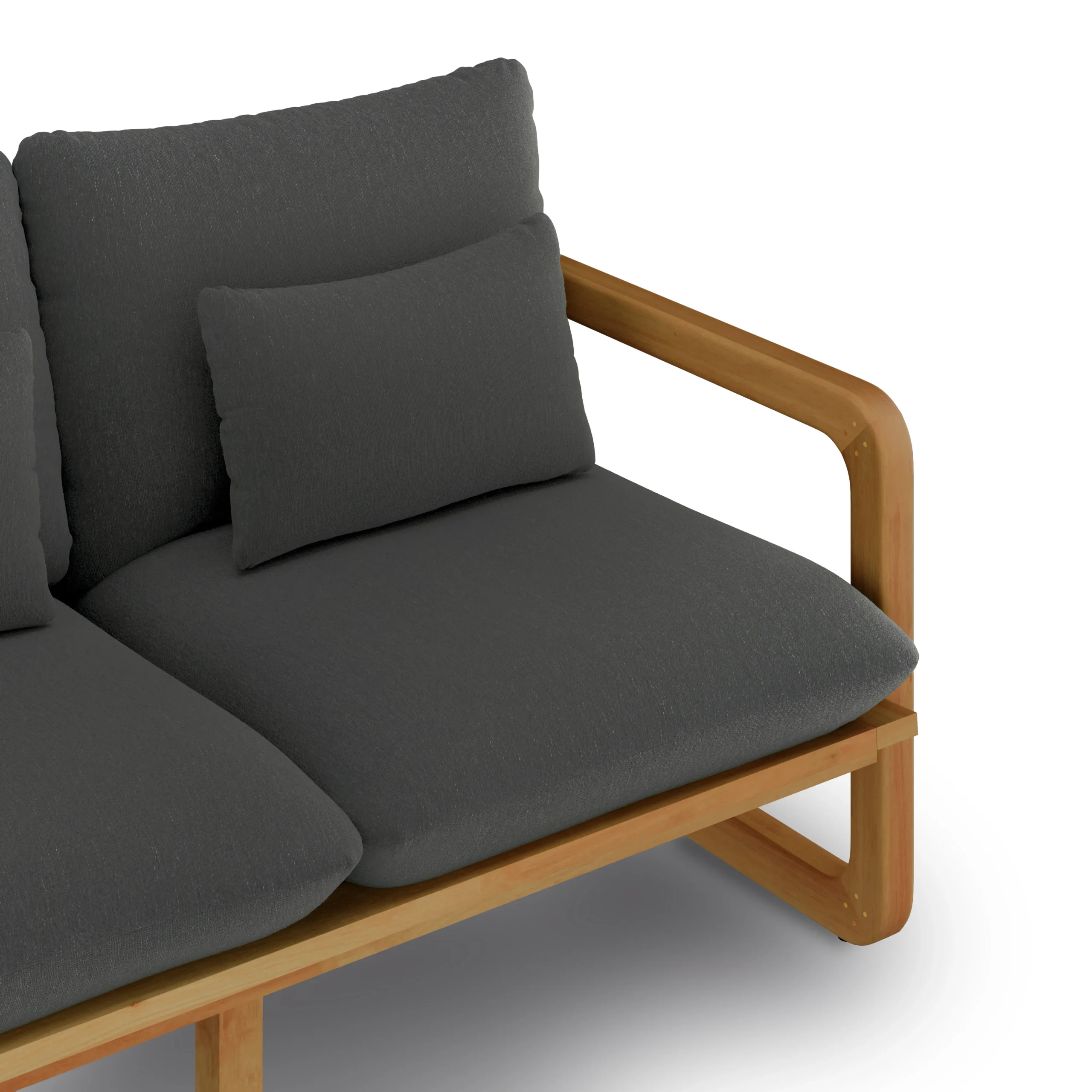 Laholm 88_ Outdoor Sofa - Dravite Black - Image 7