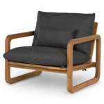 Laholm 88_ Outdoor Sofa Set - Dravite Black