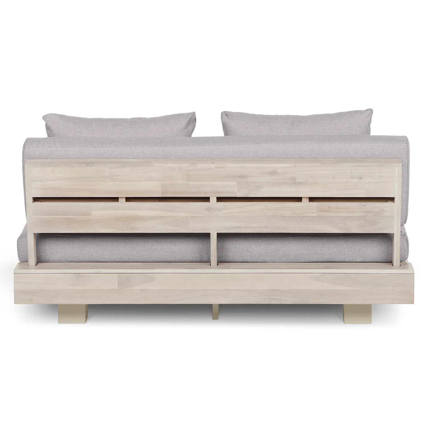 Lubek 50_ Outdoor Low Loveseat - Beach Sand - Image 8