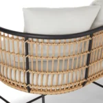 Onya 63.5_ Outdoor Loveseat - Lily White